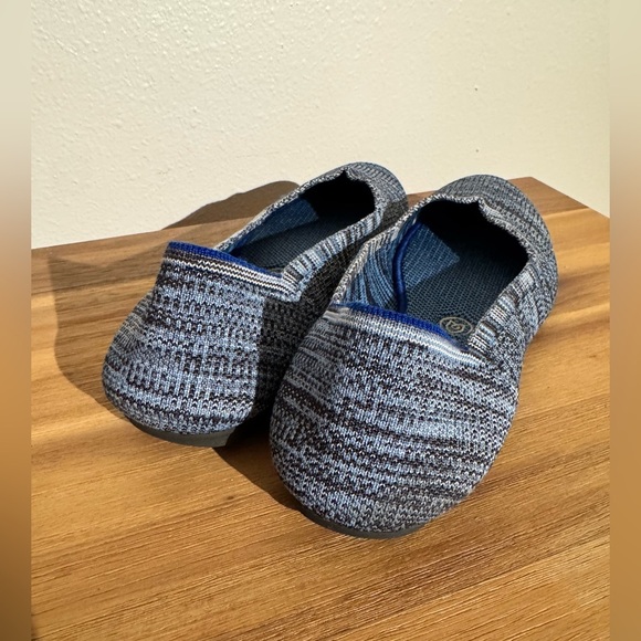 Rothy’s Maritime Heather Flats Blue Striped Round Toe Size 9.5 RETIRED - Picture 5 of 7